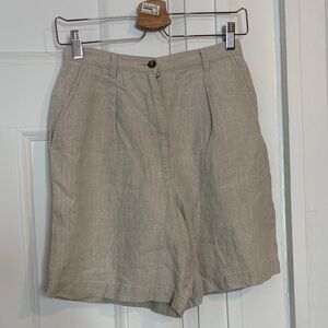 Vintage linen shorts